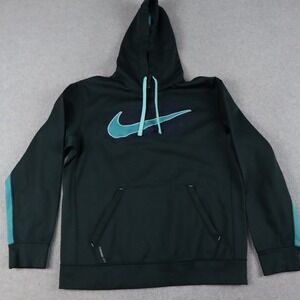 Nike Hoodie Womens Medium Therma-Fit Activewear Pullover Sweatshirt Long Sleeve‎
